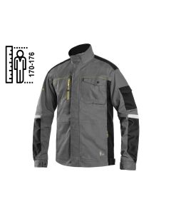 Bluza robocza CXS Stretch 170-176 cm szaro-czarna