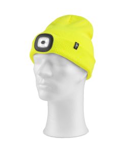 Czapka CXS Tynan żółta ze światłem LED