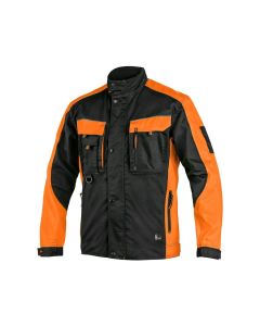 Bluza robocza CXS Sirius Brighton czarno-pomarańczowa