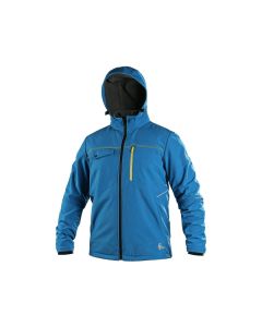 Kurtka softshell CXS Stretch niebiesko-czarna