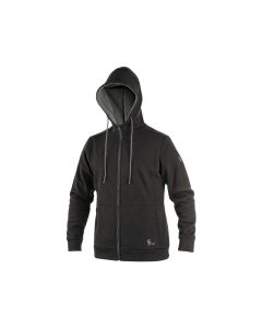 Bluza z kapturem CXS Harrison czarno-szara