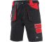 Szorty robocze CXS Orion David czarno-czerwone