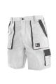 Szorty robocze CXS Luxy Tomas biało - szare