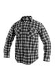 Koszula flanelowa CXS Tom szaro - czarna