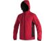 Kurtka softshell CXS Durham czerwono-czarna