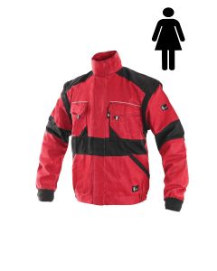 Bluza robocza damska CXS Luxy Diana czerwono - czarna