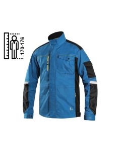 Bluza robocza CXS Stretch 170-176 cm niebiesko-czarna