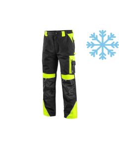 Spodnie ocieplone CXS Sirius Brighton czarno-żółte