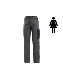Spodnie damskie do pasa CXS Phoenix Moneta szaro-czarne