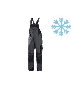 Ogrodniczki ocieplone CXS Sirius Tristan szaro-zielone