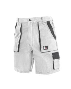 Szorty robocze CXS Luxy Tomas biało - szare