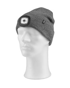 Czapka CXS Tynan szara ze światłem LED