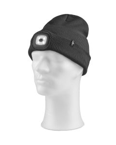Czapka CXS Tynan czarna ze światłem LED