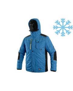 Kurtka softshell zimowa CXS Baltimore niebiesko-czarna