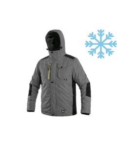 Kurtka softshell zimowa CXS Baltimore szaro-czarna