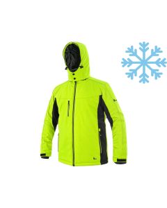 Kurtka softshell zimowa CXS Vegas żółto-czarna
