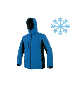 Kurtka softshell zimowa CXS Vegas niebiesko-czarna