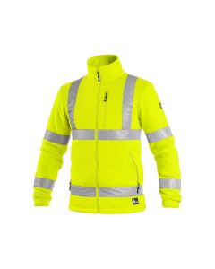 Kurtka polarowa ostrzegawcza CXS Preston żółta