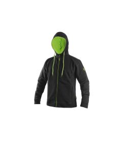 Bluza z kapturem CXS Harrison czarno-zielona