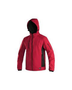 Kurtka softshell CXS Durham czerwono-czarna