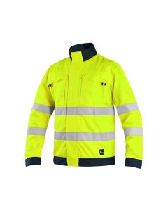 Bluza robocza odblaskowa CXS Halifax żółto-granatowa