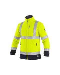 Kurtka polarowa ostrzegawcza CXS Preston żółto-granatowa