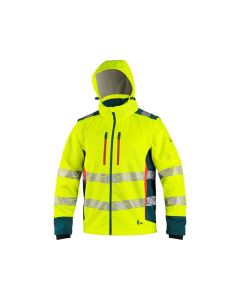 Kurtka softshell ostrzegawcza 2 w 1 CXS Bedford żółta