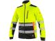 Kurtka softshell ostrzegawcza CXS Benson żółto-czarna