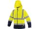 Kurtka softshell ostrzegawcza CXS Derby żółto-granatowa